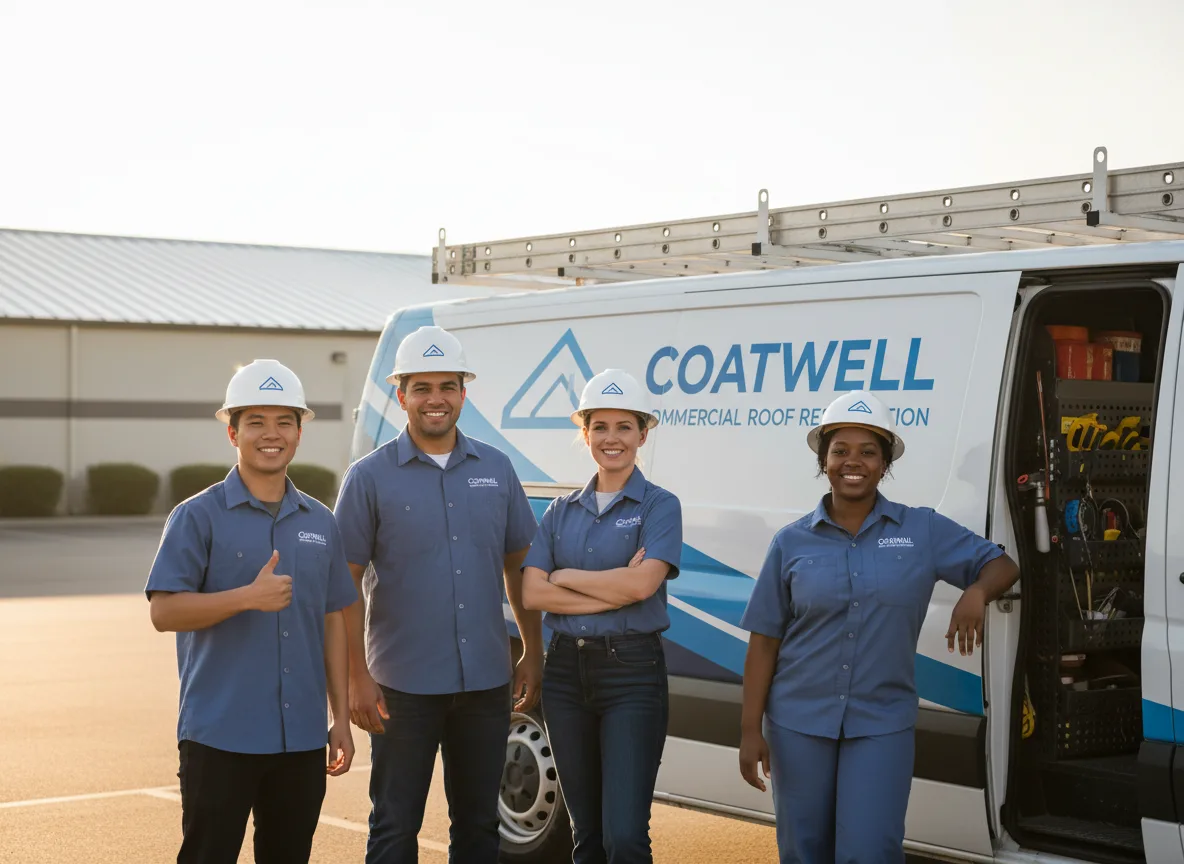 Commercial roof coating company in Dille, WV