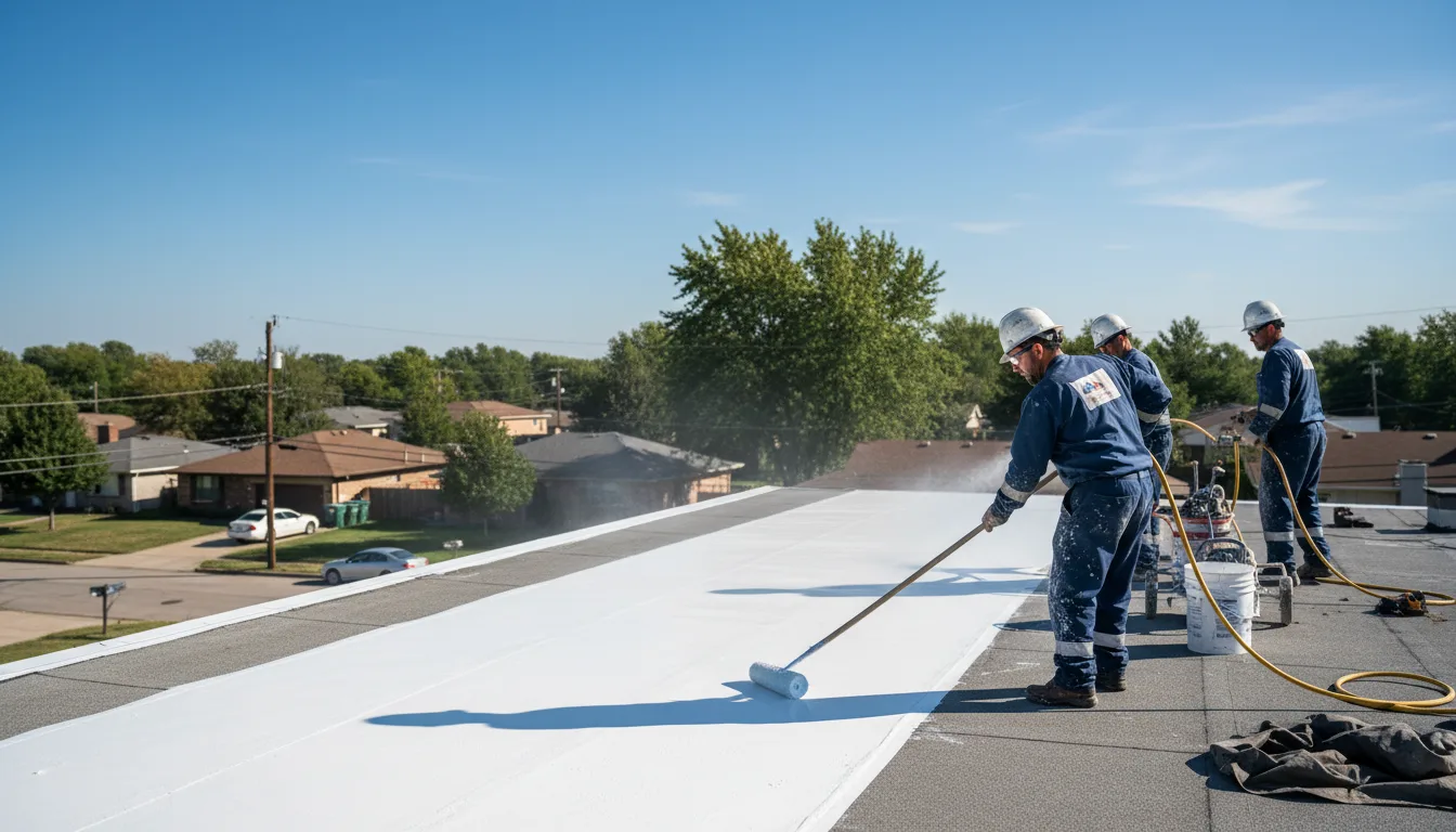 Commercial roof coating in Dille, WV near me
